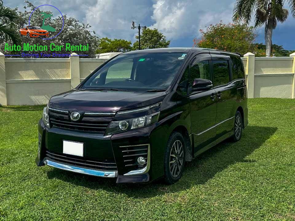 Toyota Voxy car rental in Montego Bay, Jamaica