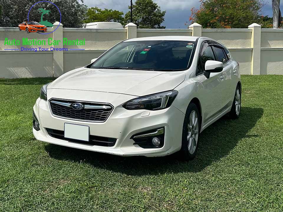 Subaru Impreza car rental in Montego Bay, Jamaica